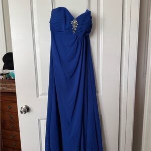 Alfred Angelo Sapphire Strapless Dress
